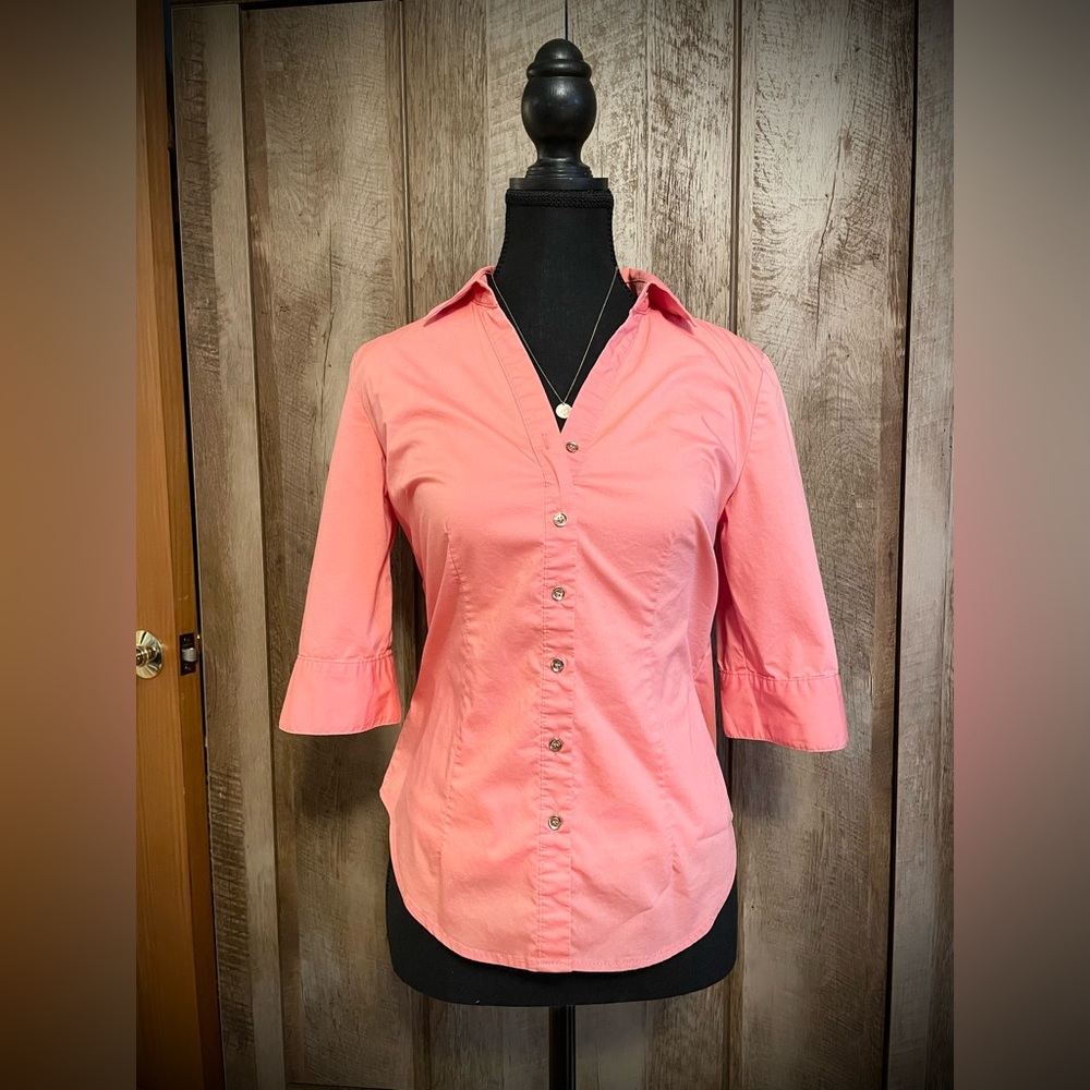 NY&Co Madison Stretch Shirt - Secret Snap - 7th Avenue